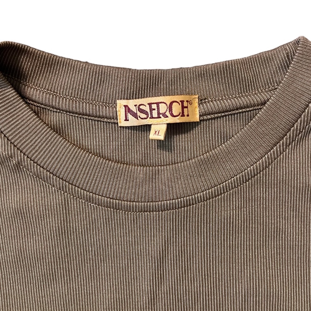 Inserch Men’s Brown Short Sleeve Shirt Size XL - Picture 2 of 5